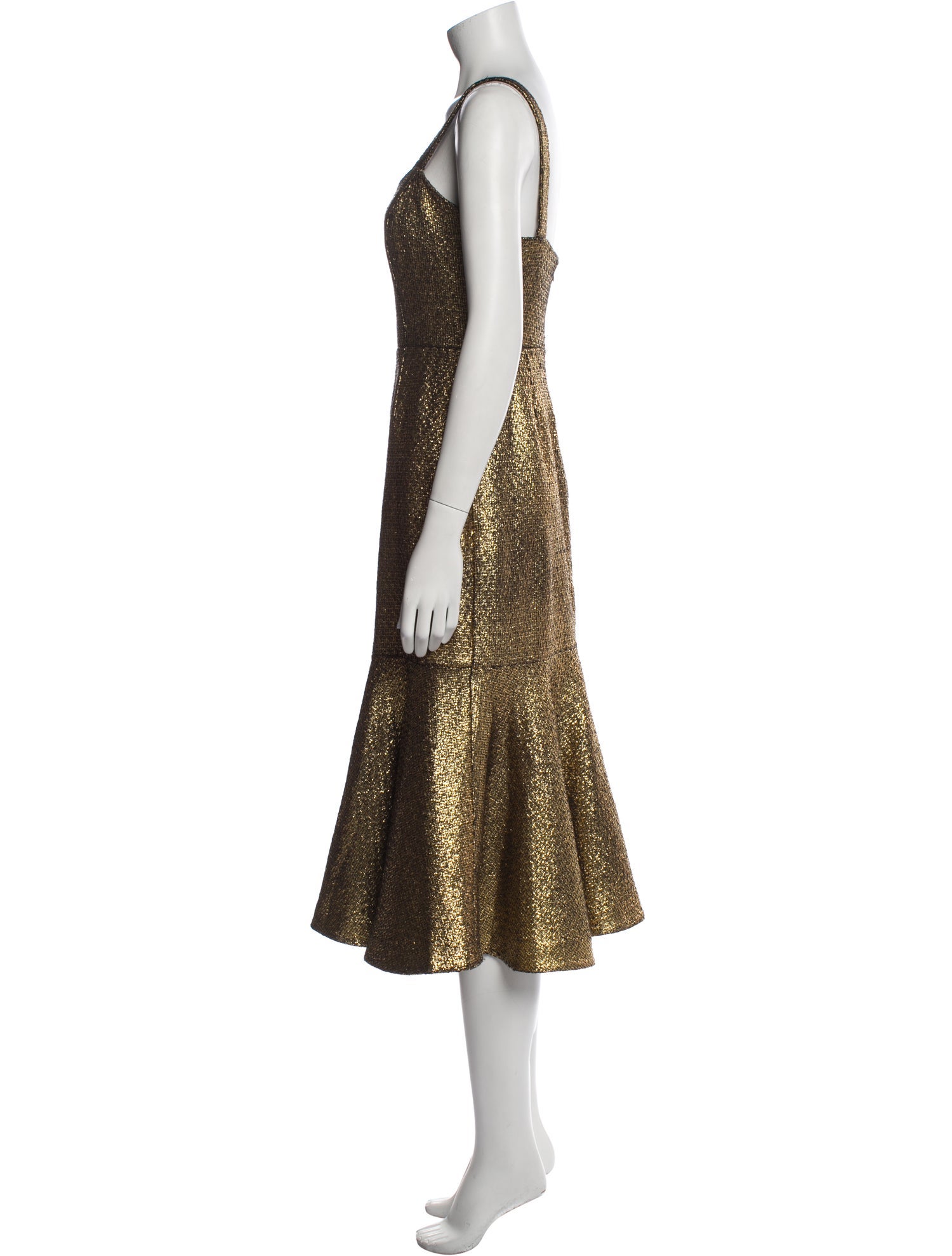 Mestiza New York Square Neckline Midi Length Dress