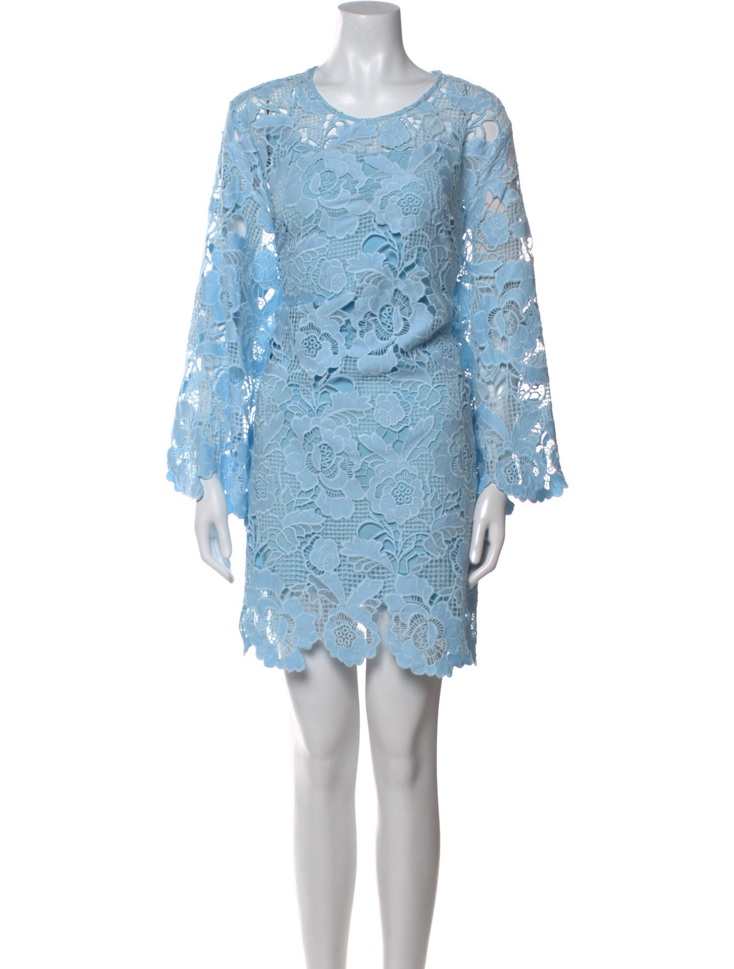 Mestiza New York Lace Pattern Mini Dress