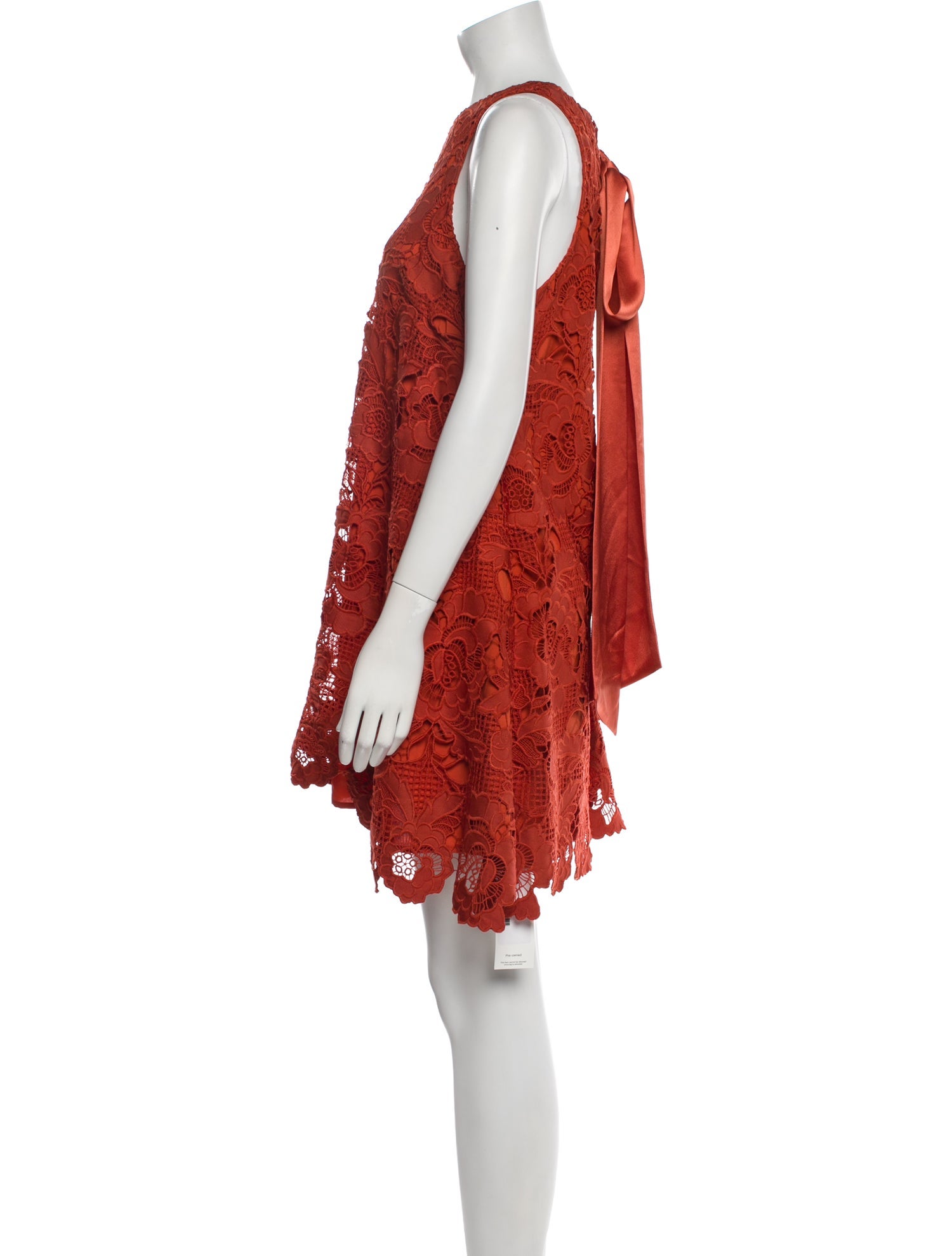 Mestiza New York Lace Pattern Mini Dress