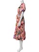 Mestiza New York Floral Print Midi Length Dress