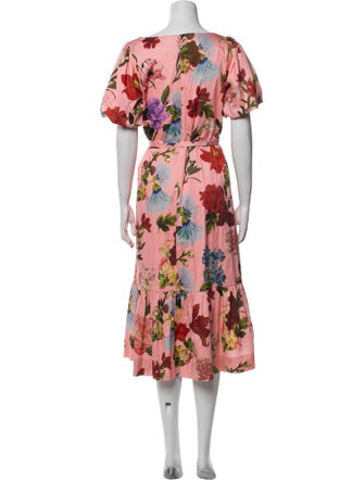 Mestiza New York Floral Print Midi Length Dress