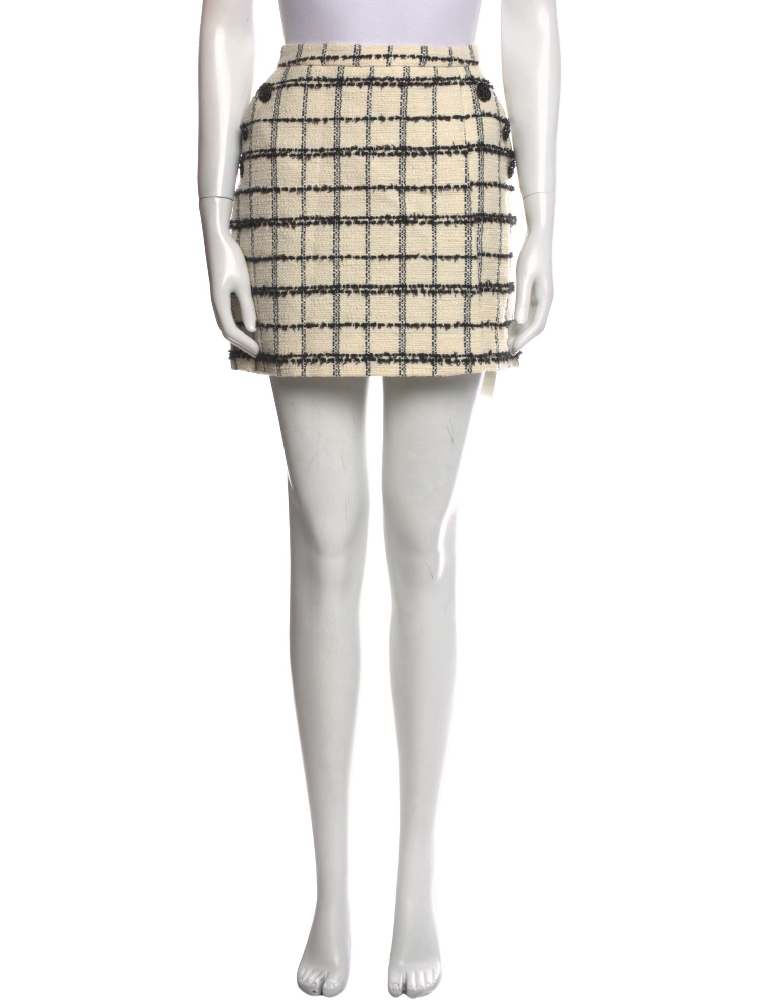 Mestiza New York Plaid Print Mini Skirt w/ Tags