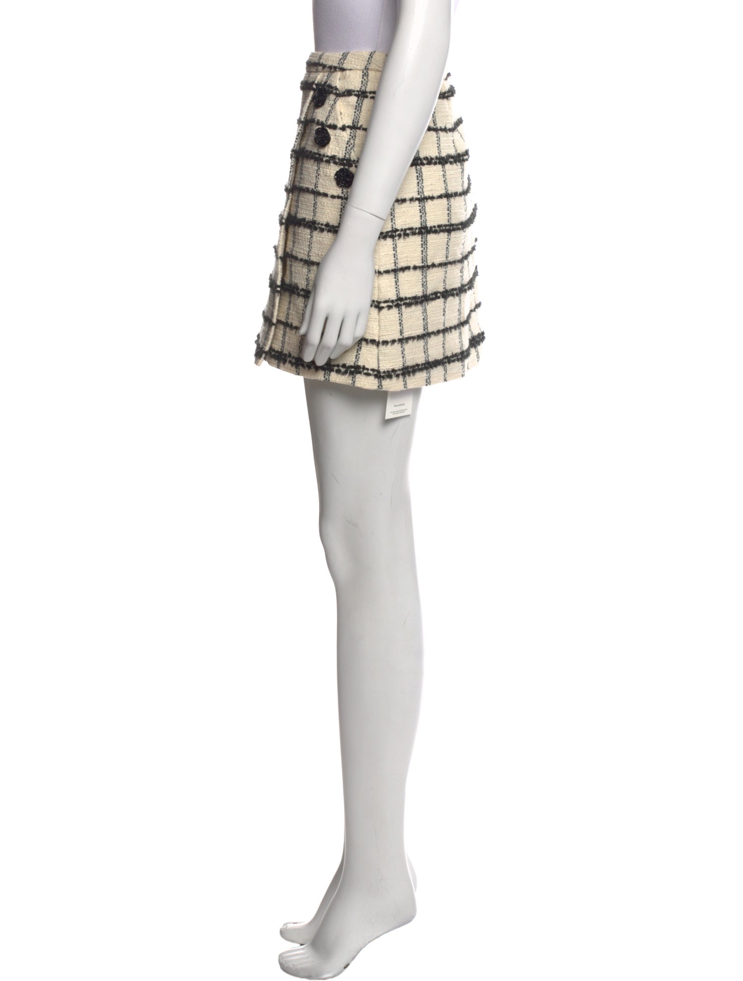 Mestiza New York Plaid Print Mini Skirt w/ Tags