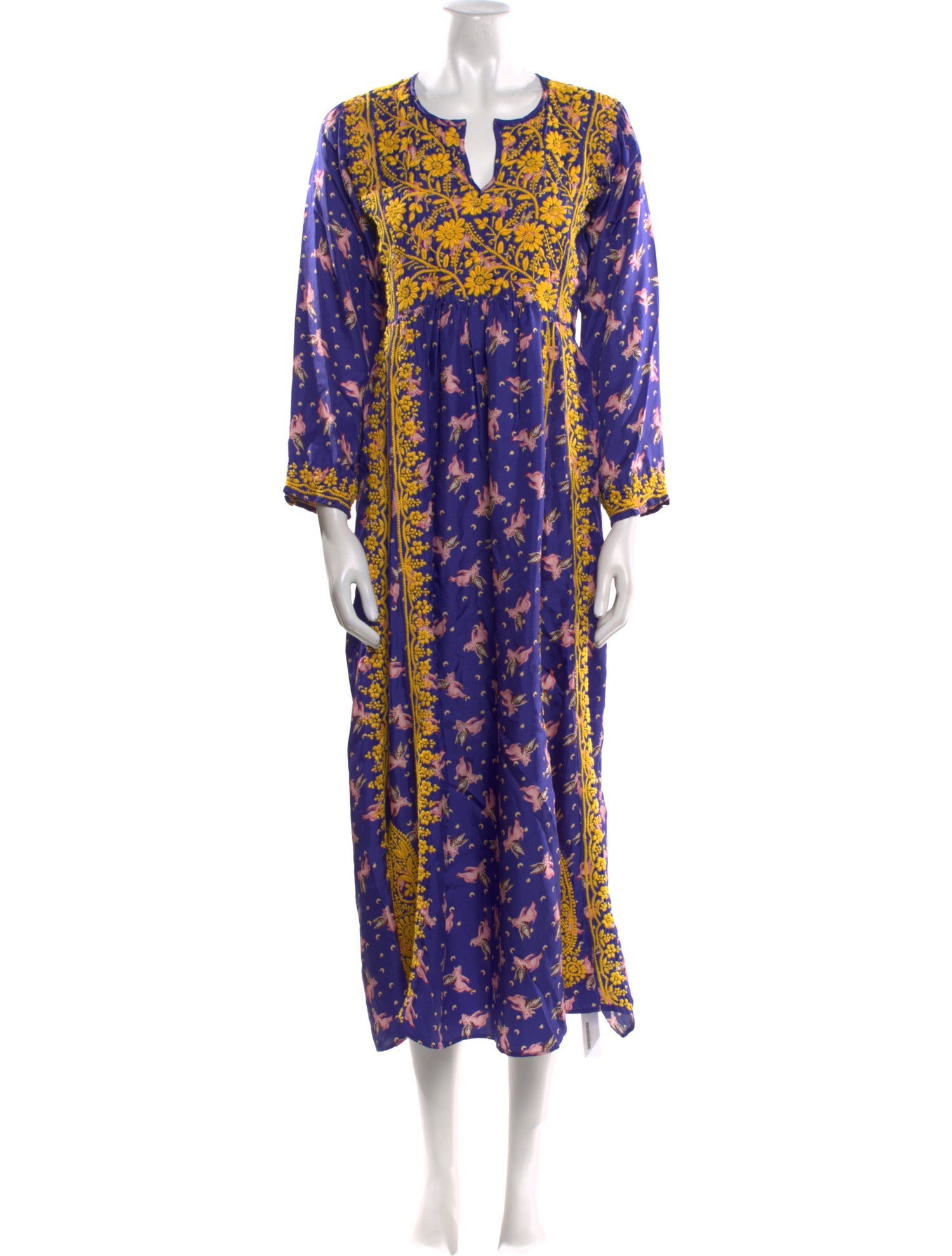 Muzungu Sisters Silk Long Dress