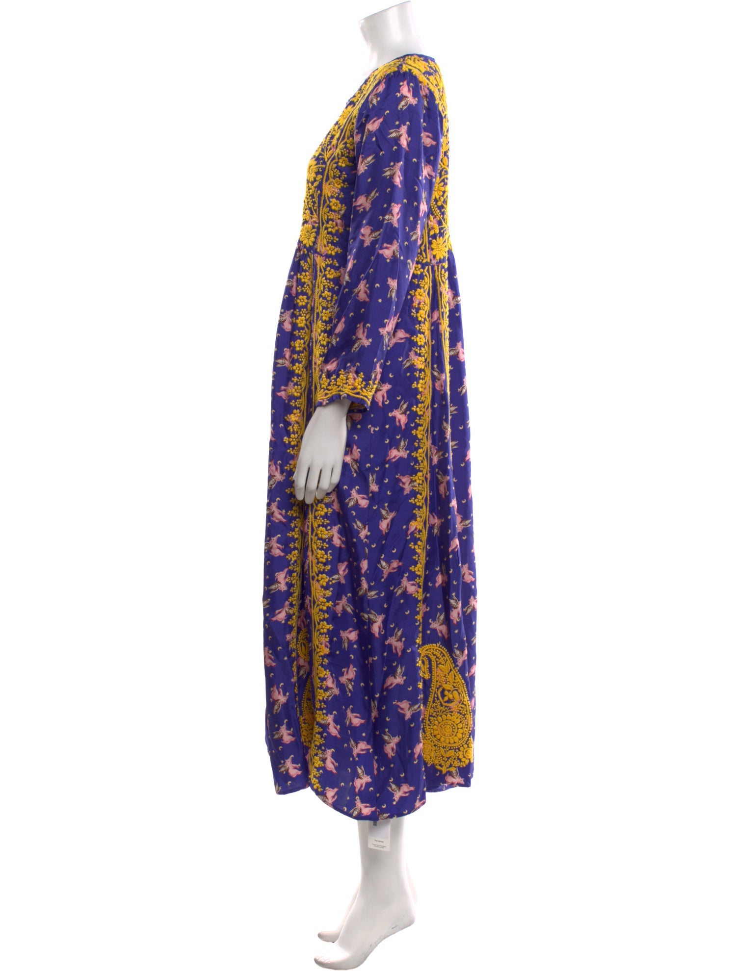 Muzungu Sisters Silk Long Dress