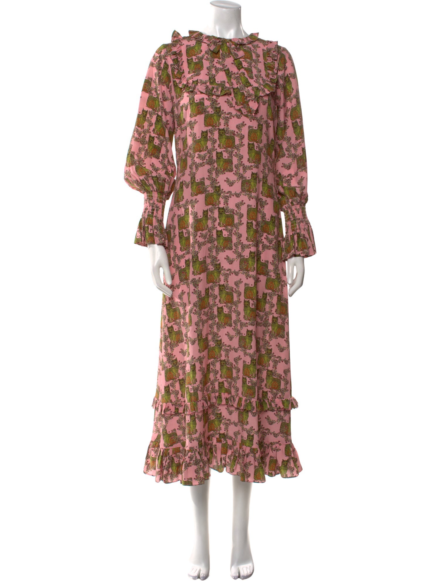 Muzungu Sisters Silk Long Dress