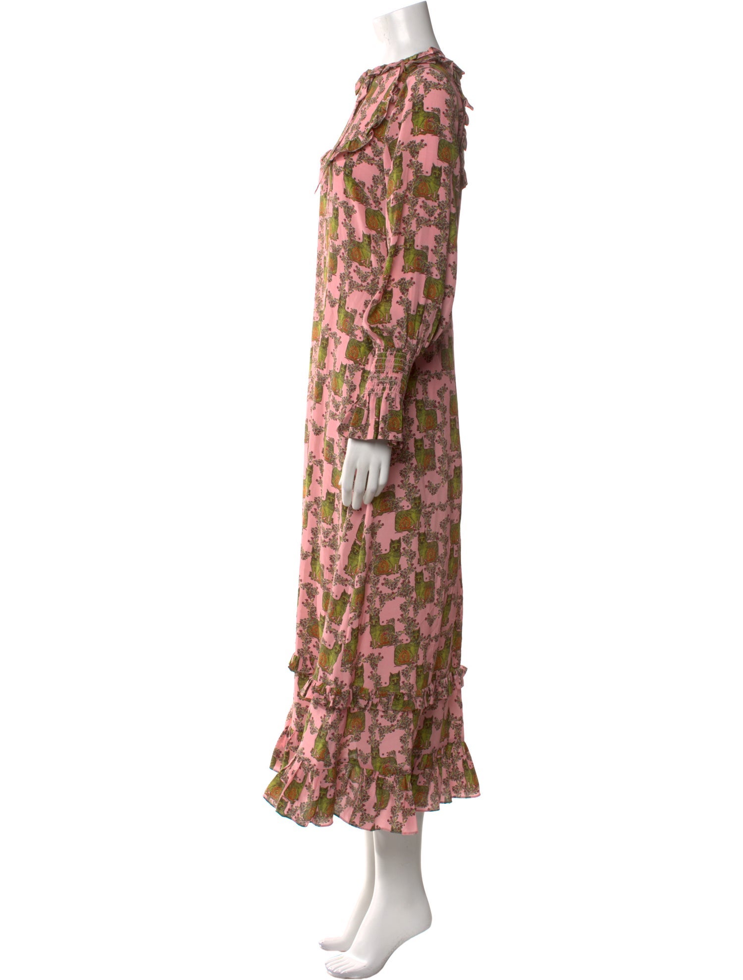 Muzungu Sisters Silk Long Dress