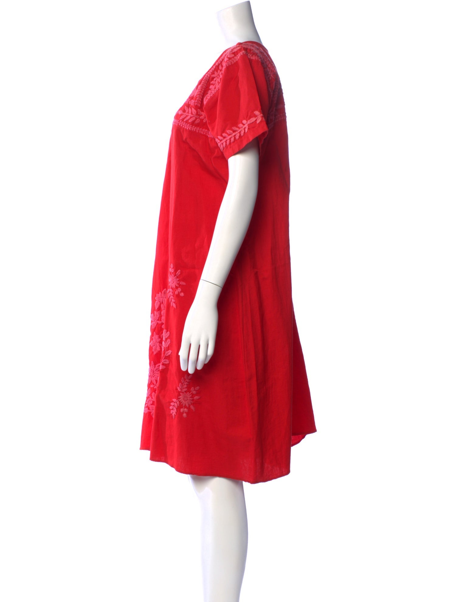 Muzungu Sisters Scoop Neck Knee-Length Dress