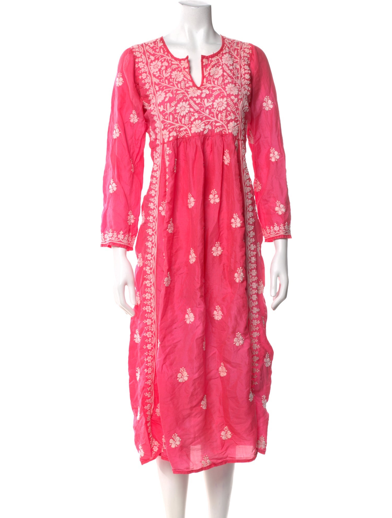 Muzungu Sisters Silk Midi Length Dress