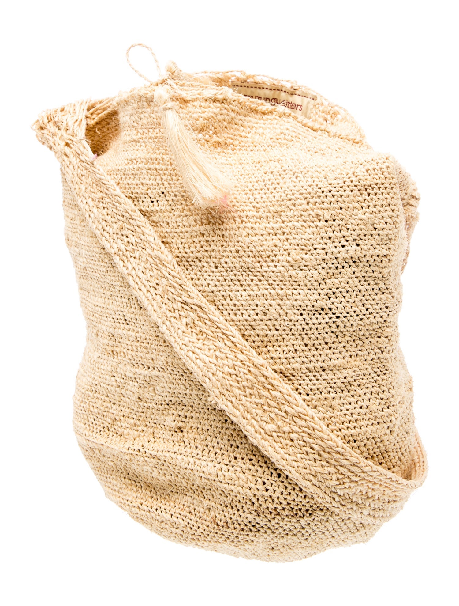 Muzungu Sisters Raffia Bucket Bag