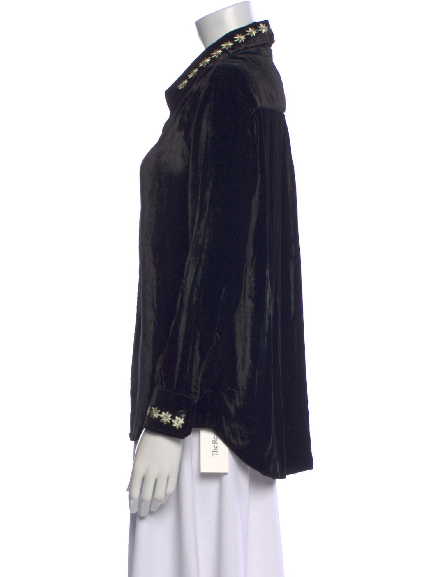 Muzungu Sisters Silk Patterned Blouse