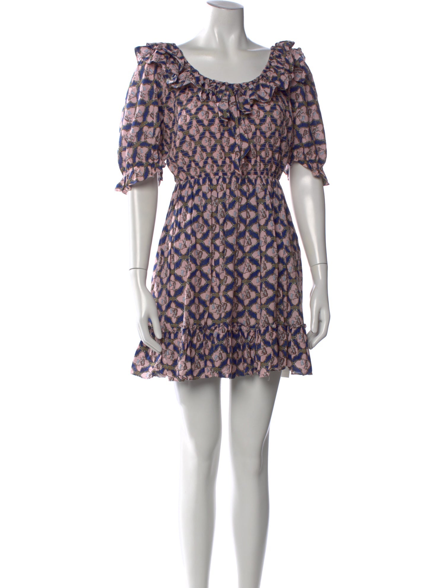 Muzungu Sisters Printed Mini Dress