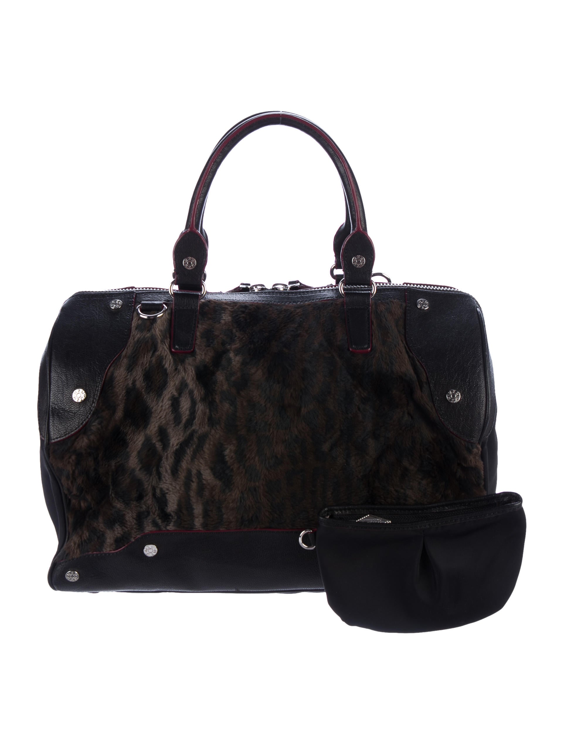 MZ Wallace Faux Fur Handle Bag Handbags WMZWA20389 The RealReal