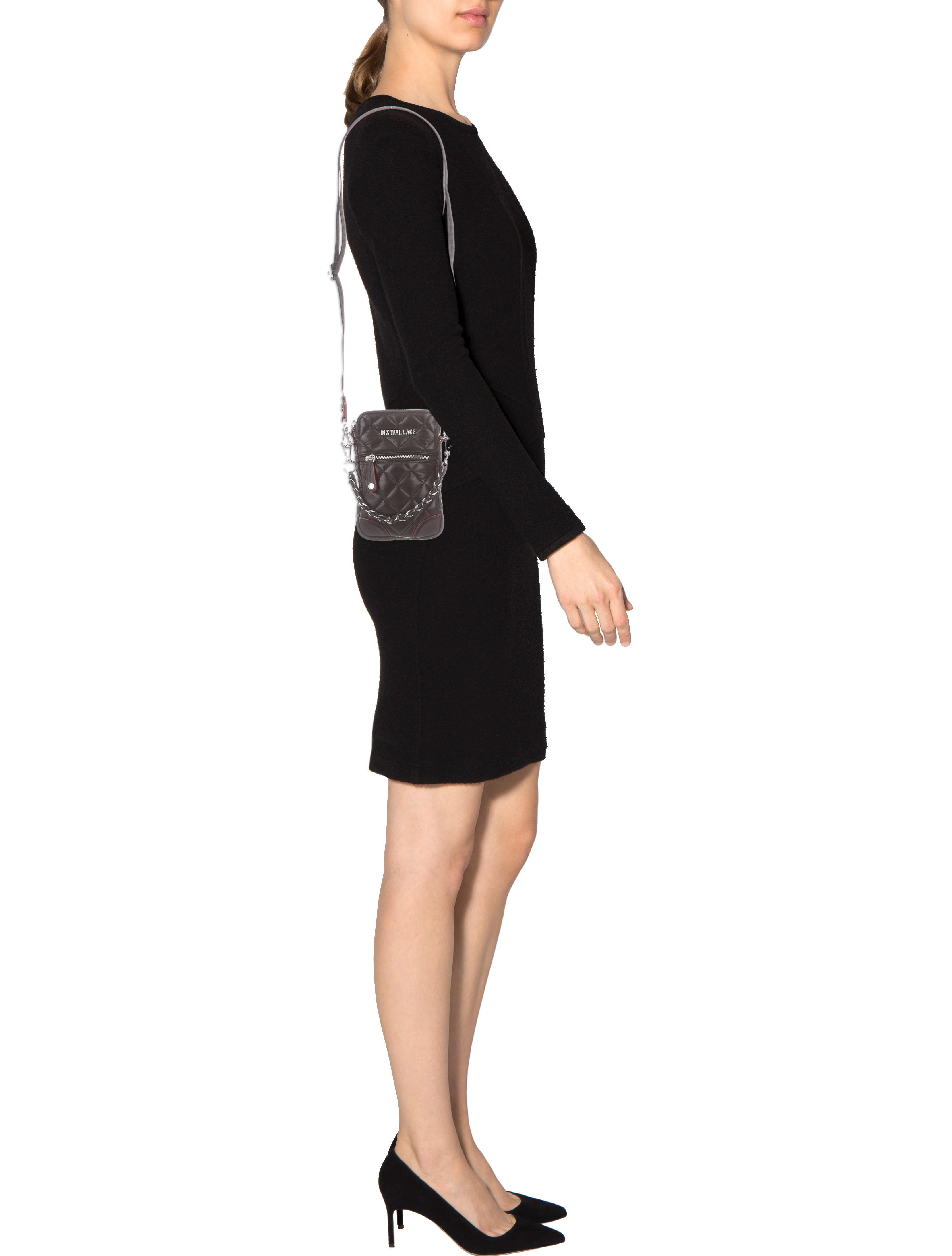 MZ Wallace Micro Crosby Crossbody Bag - Black Crossbody Bags