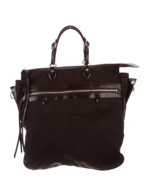 MZ Wallace Nylon Shoulder Bag Silver