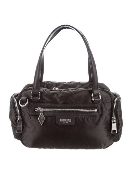 MZ Wallace Nylon Satchel Bag Black
