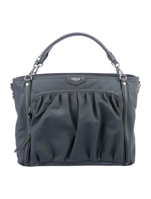 MZ Wallace Nikki Bedford Satchel Grey