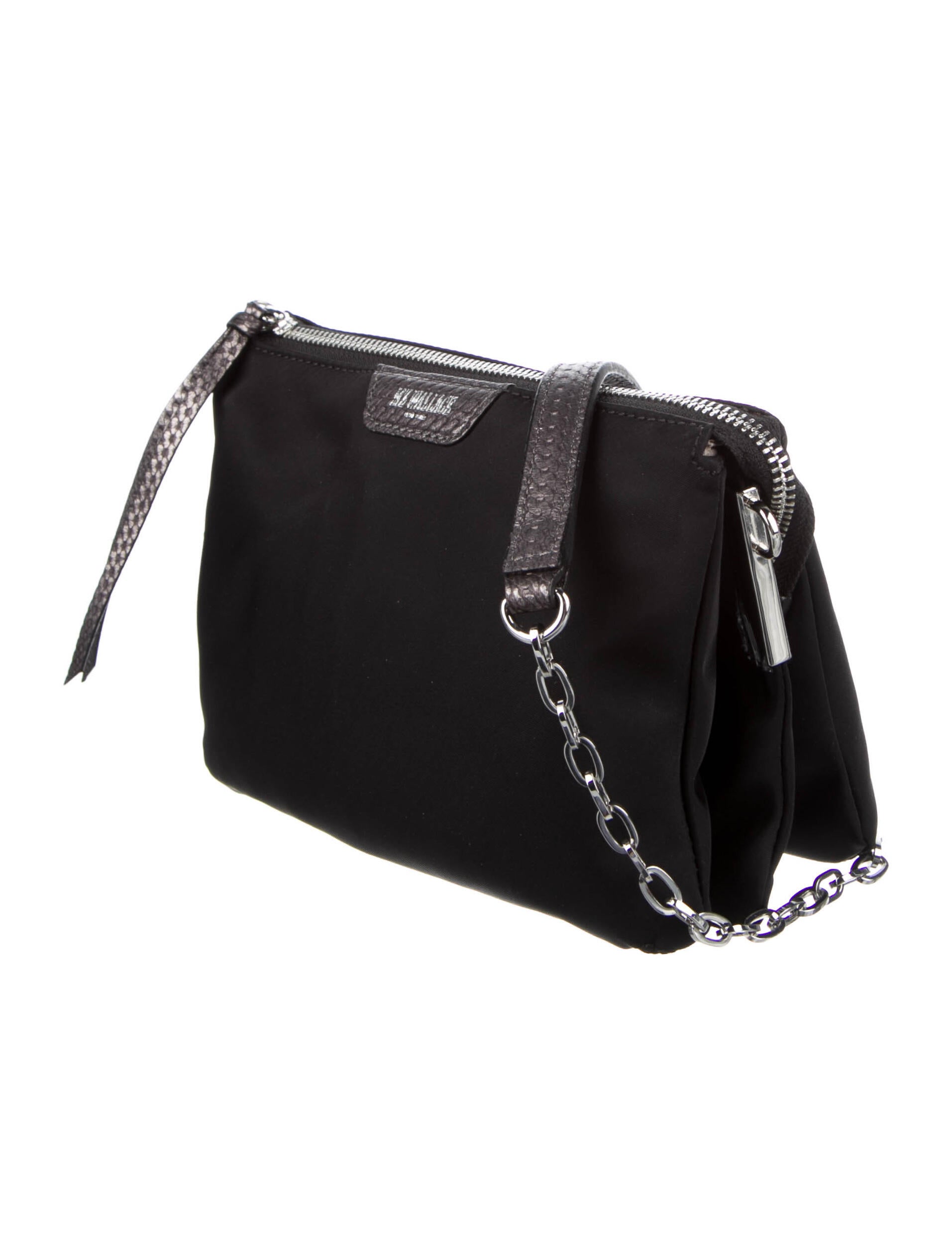 MZ Wallace ChainLink Crossbody Bag Black Crossbody Bags, Handbags