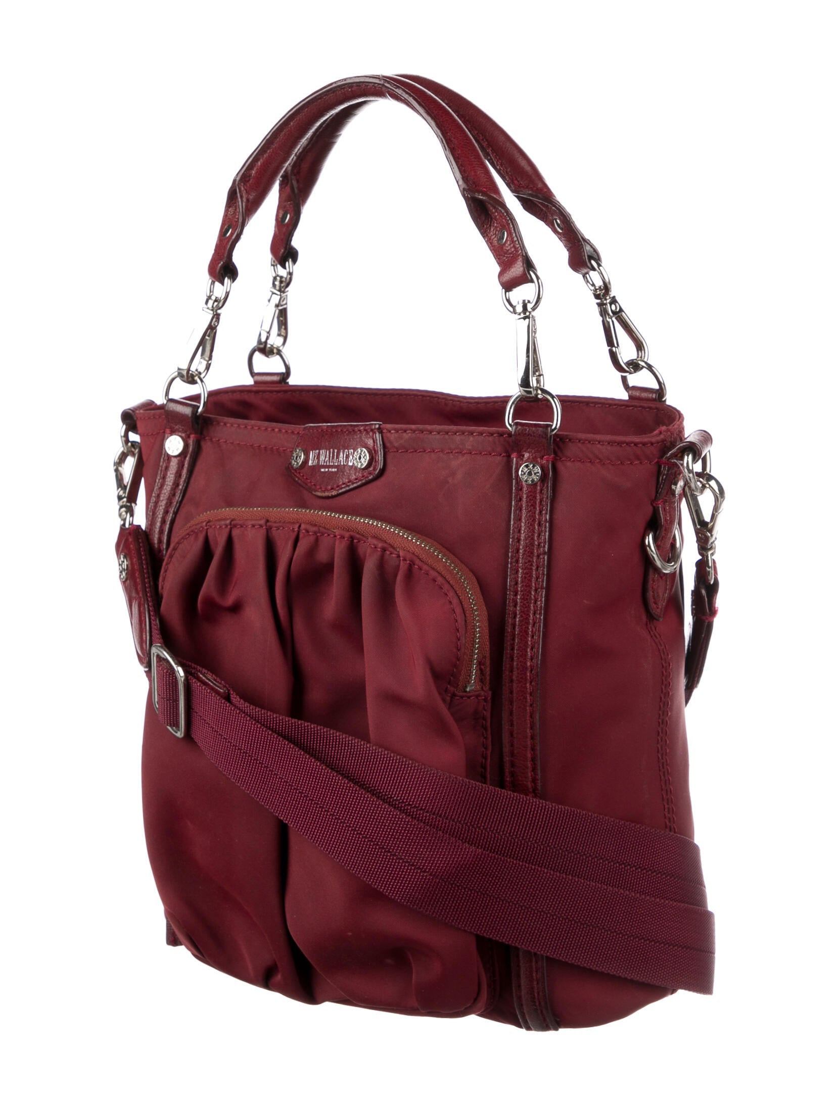 MZ Wallace Nylon Crossbody Bag Red Crossbody Bags, Handbags