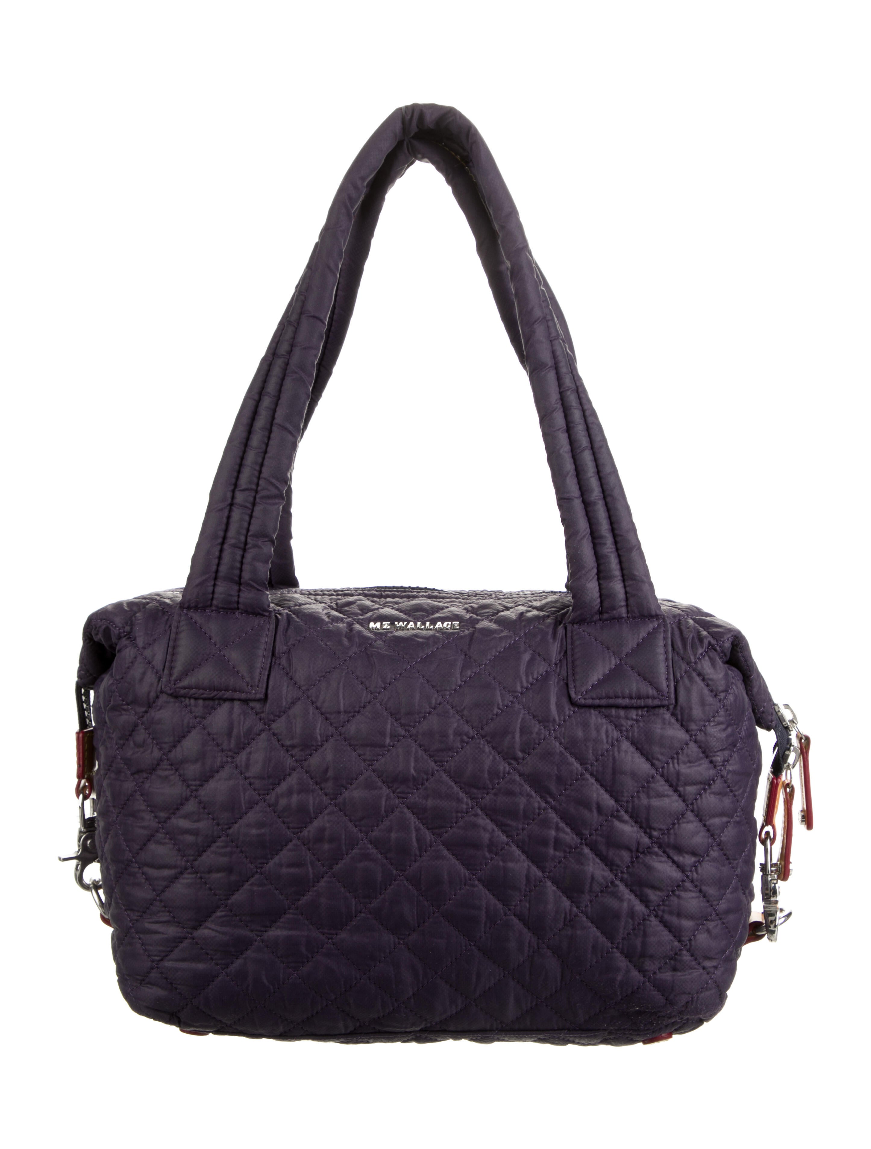 MZ Wallace Quilted Nylon Shoulder Bag Black Shoulder Bags, Handbags WMZWA33980 The RealReal