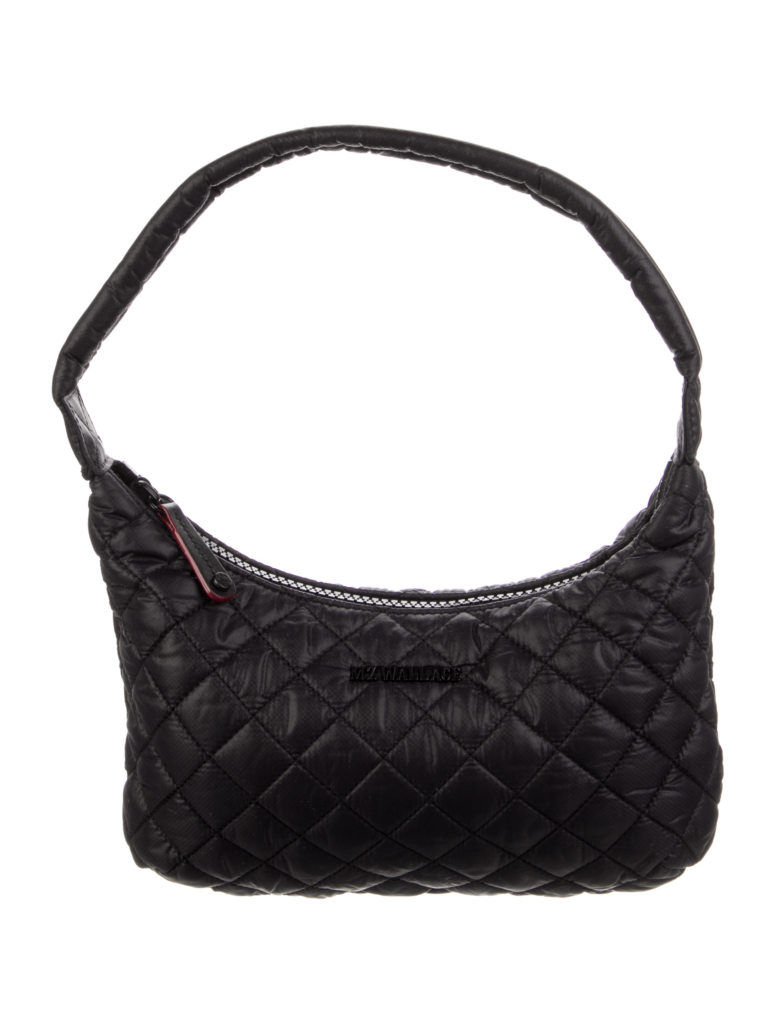 MZ Wallace Quilted Nylon Shoulder Bag Black Shoulder Bags, Handbags WMZWA34359 The RealReal