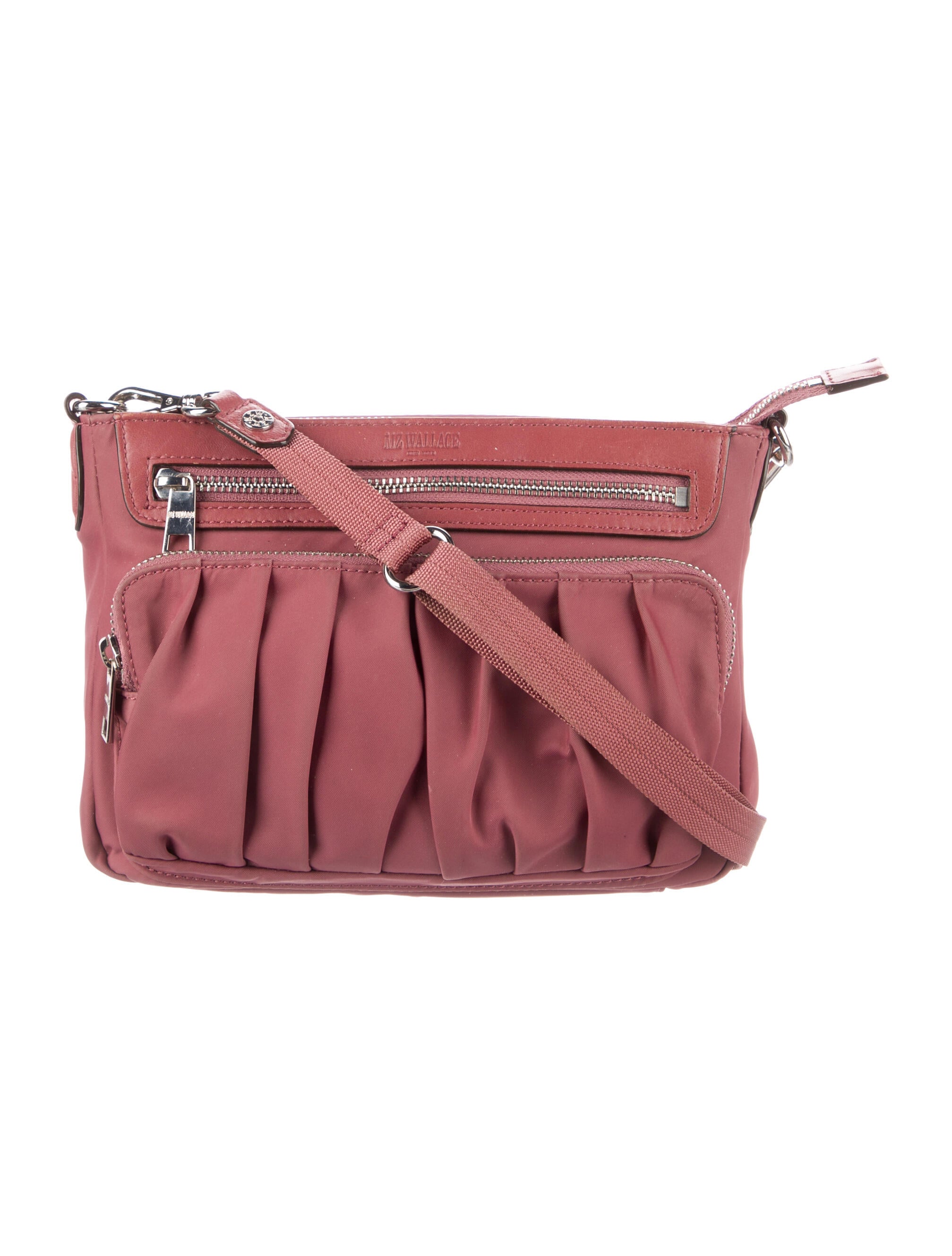 MZ Wallace Nylon Quilted Crossbody Bag Pink Crossbody Bags, Handbags