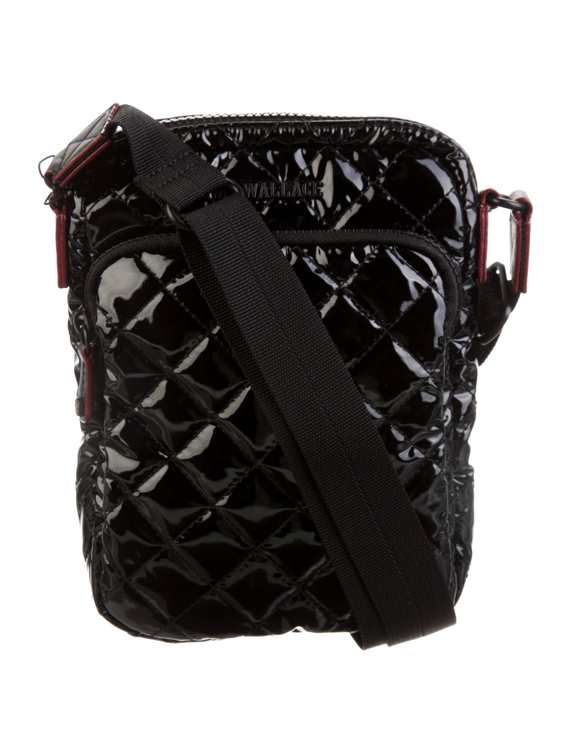 MZ Wallace Patent Leather Crossbody Bag w/ Tags Black Crossbody Bags