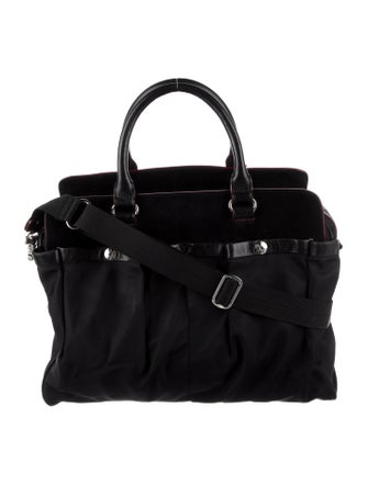 MZ Wallace Leather Trimmed Handle Bag