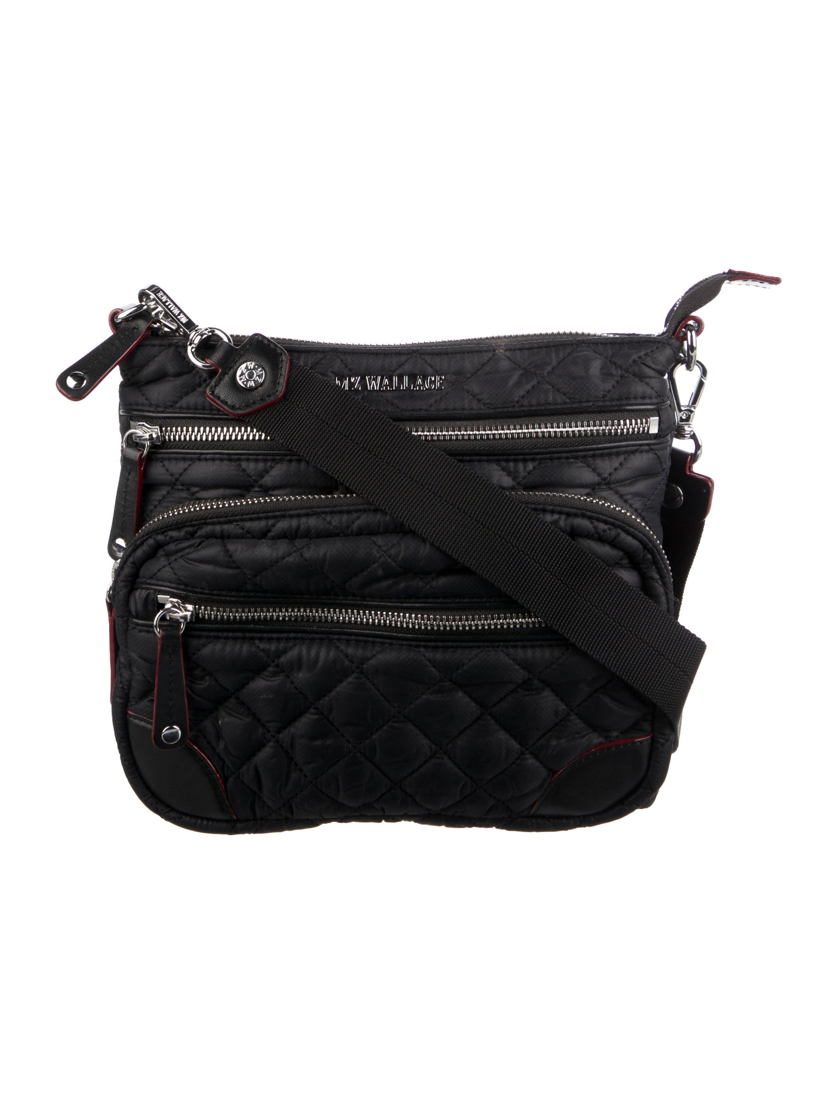 MZ Wallace Nylon Crossbody Bag Black Crossbody Bags, Handbags