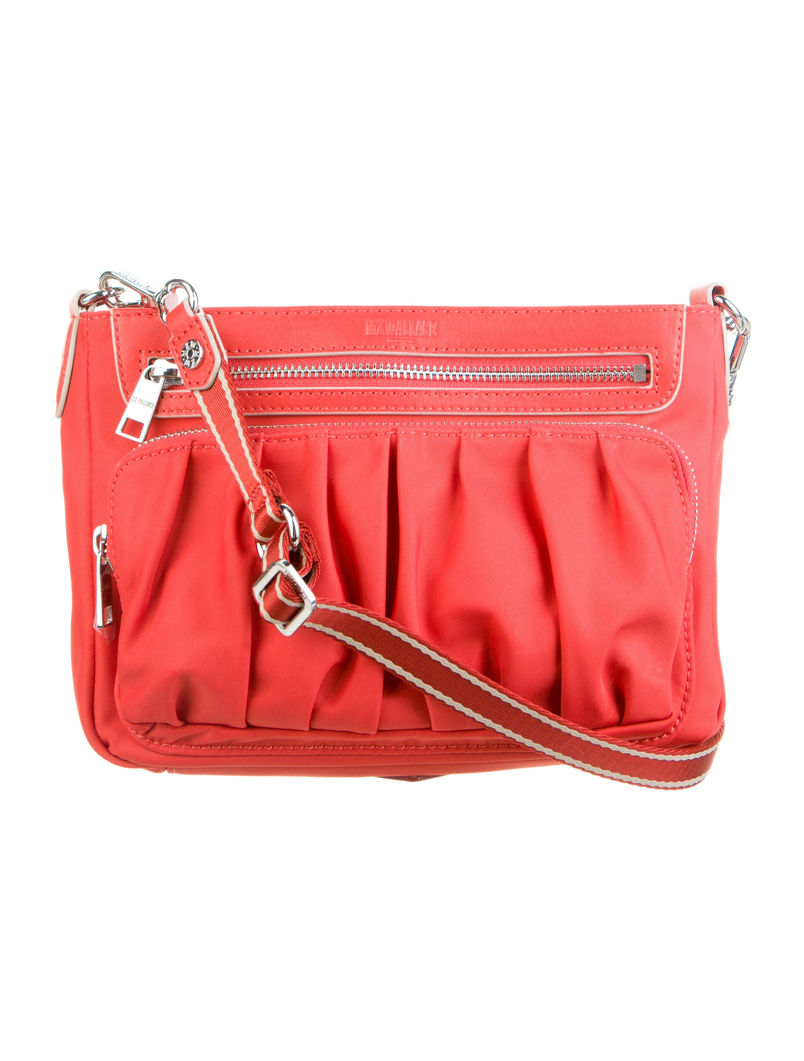 MZ Wallace Quilted Nylon Crossbody Bag Red Crossbody Bags, Handbags