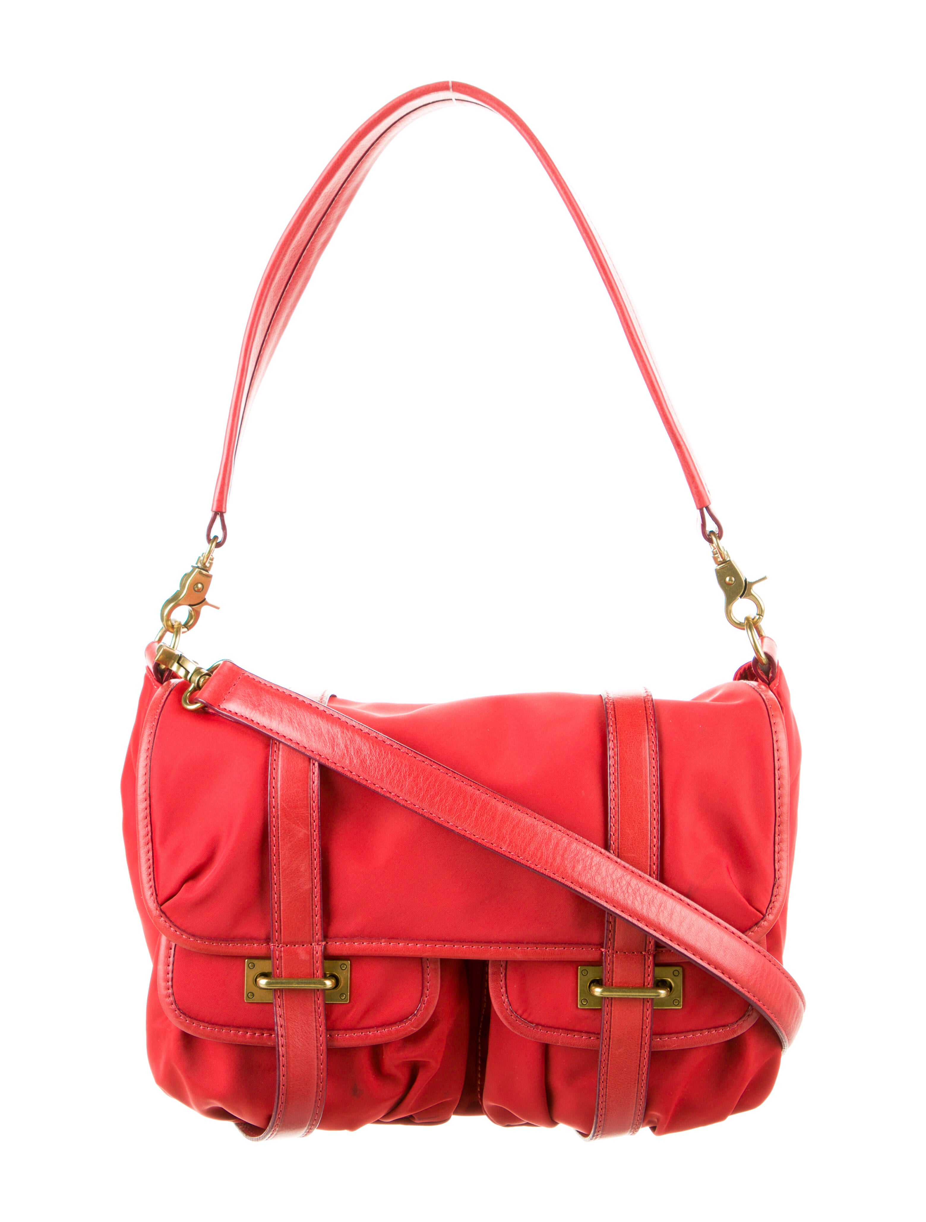 MZ Wallace Nylon Shoulder Bag Green Shoulder Bags, Handbags