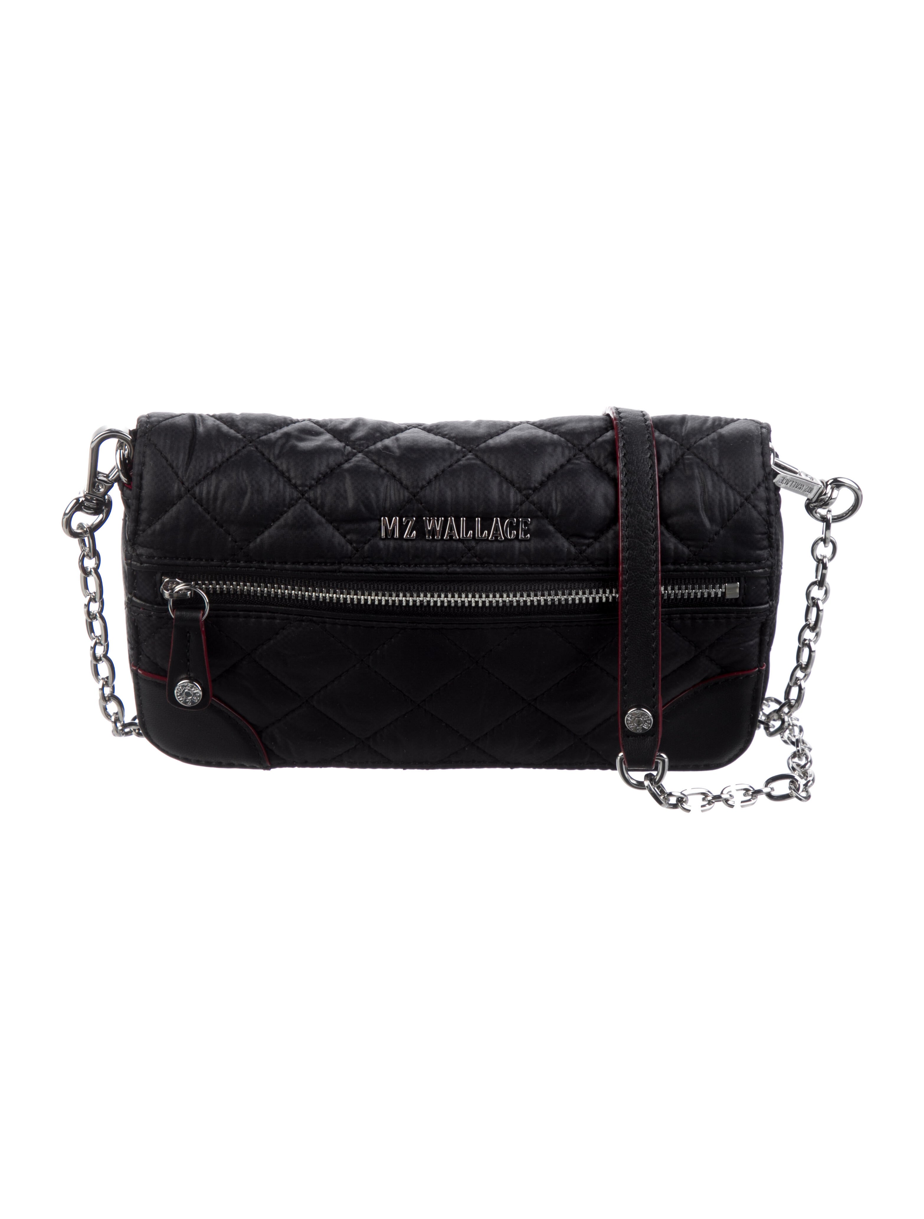 MZ Wallace Small Nylon Crossbody Bag Black Crossbody Bags, Handbags