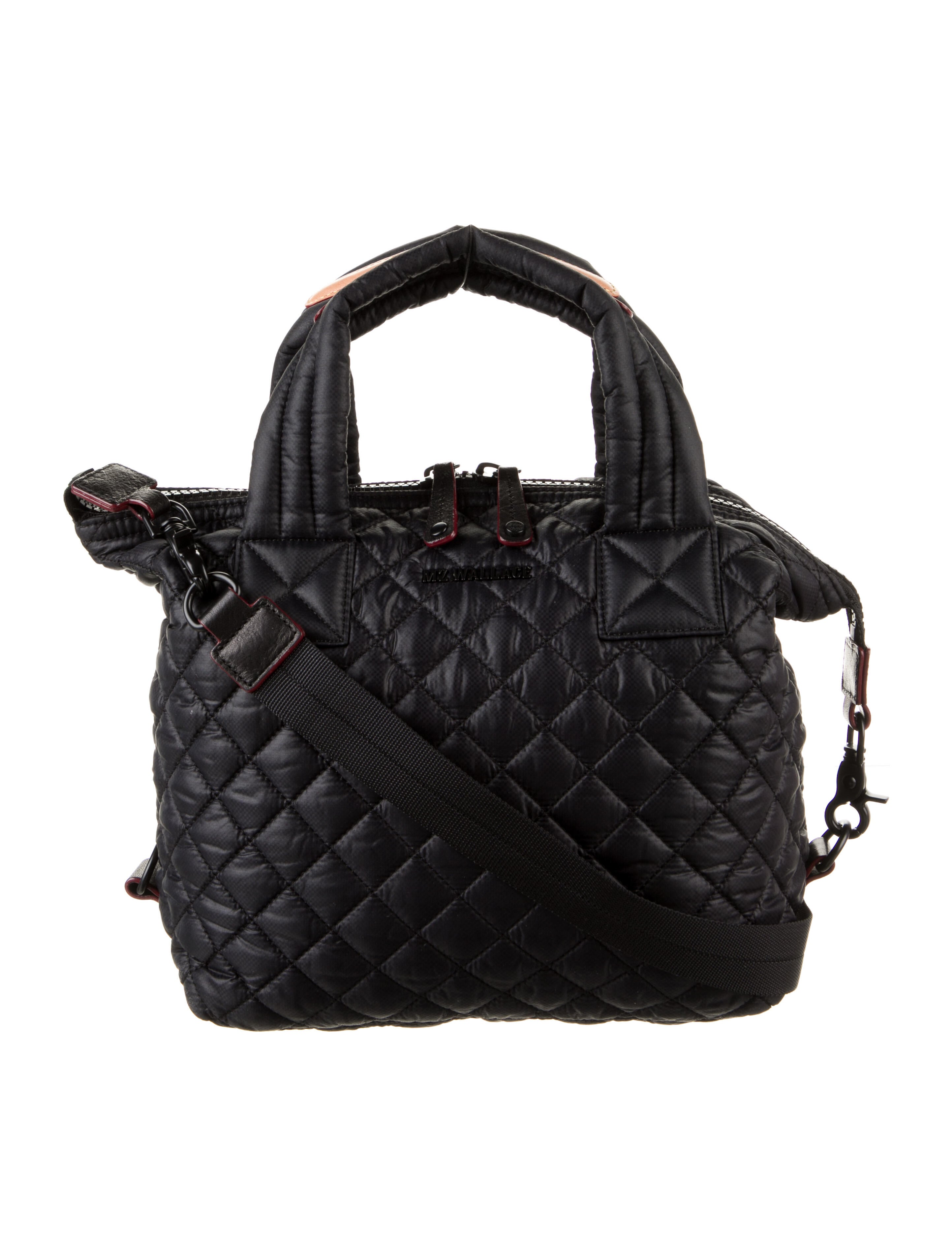 MZ Wallace Quilted Nylon Shoulder Bag Black Shoulder Bags, Handbags WMZWA36157 The RealReal