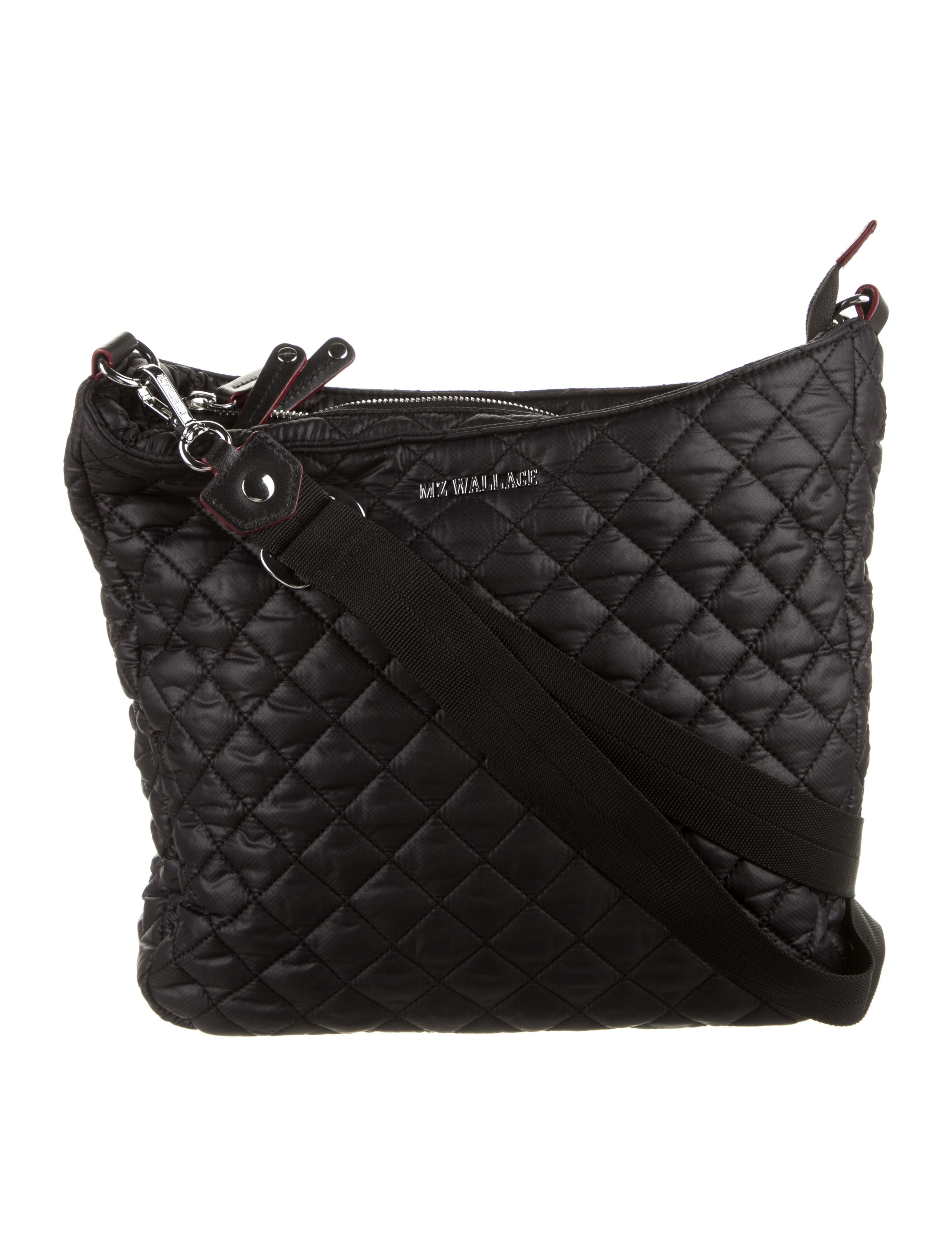 MZ Wallace Quilted Nylon Crossbody Bag - Black Crossbody Bags, Handbags ...