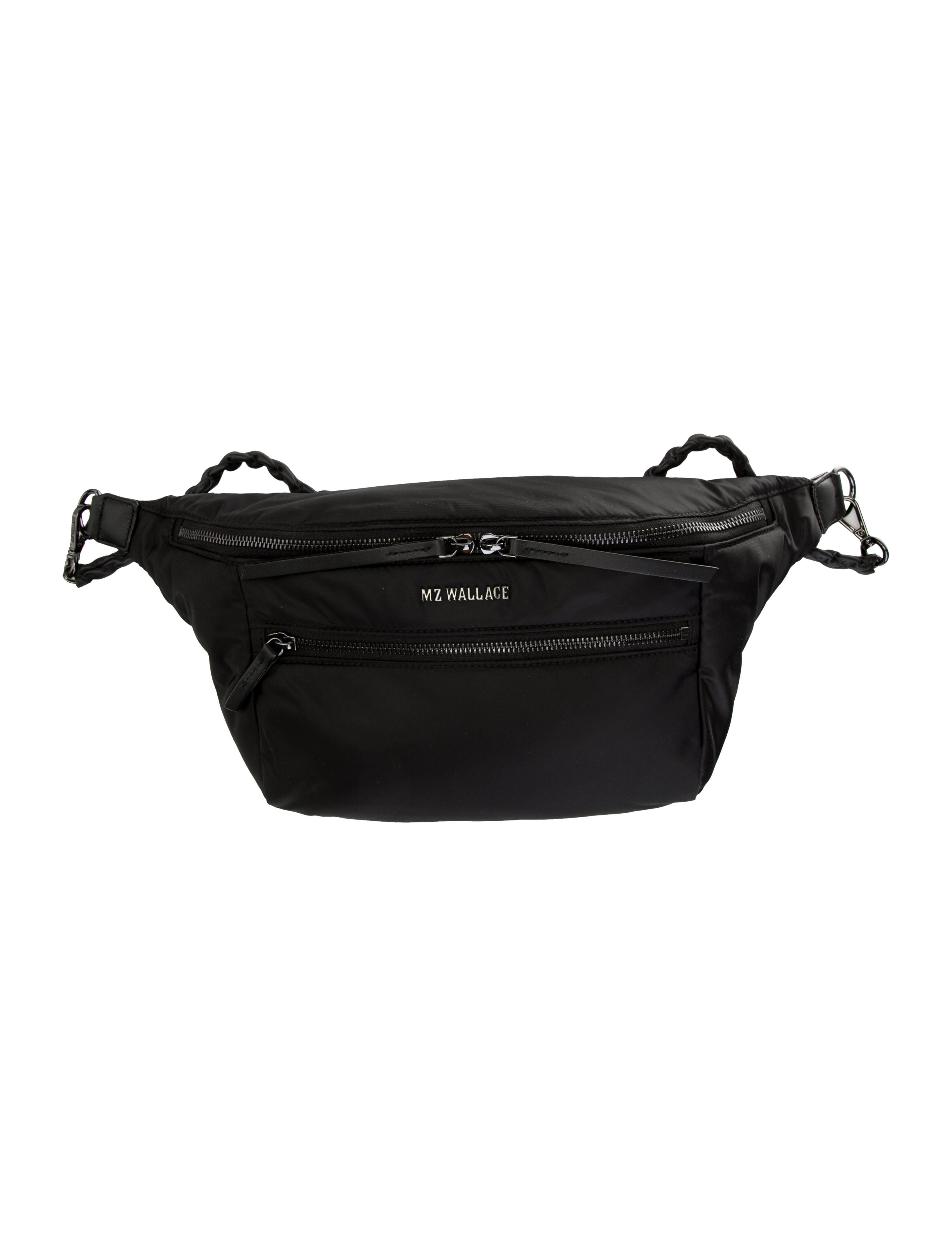 MZ Wallace Nylon Waist Bag Black Waist Bags, Handbags WMZWA38576
