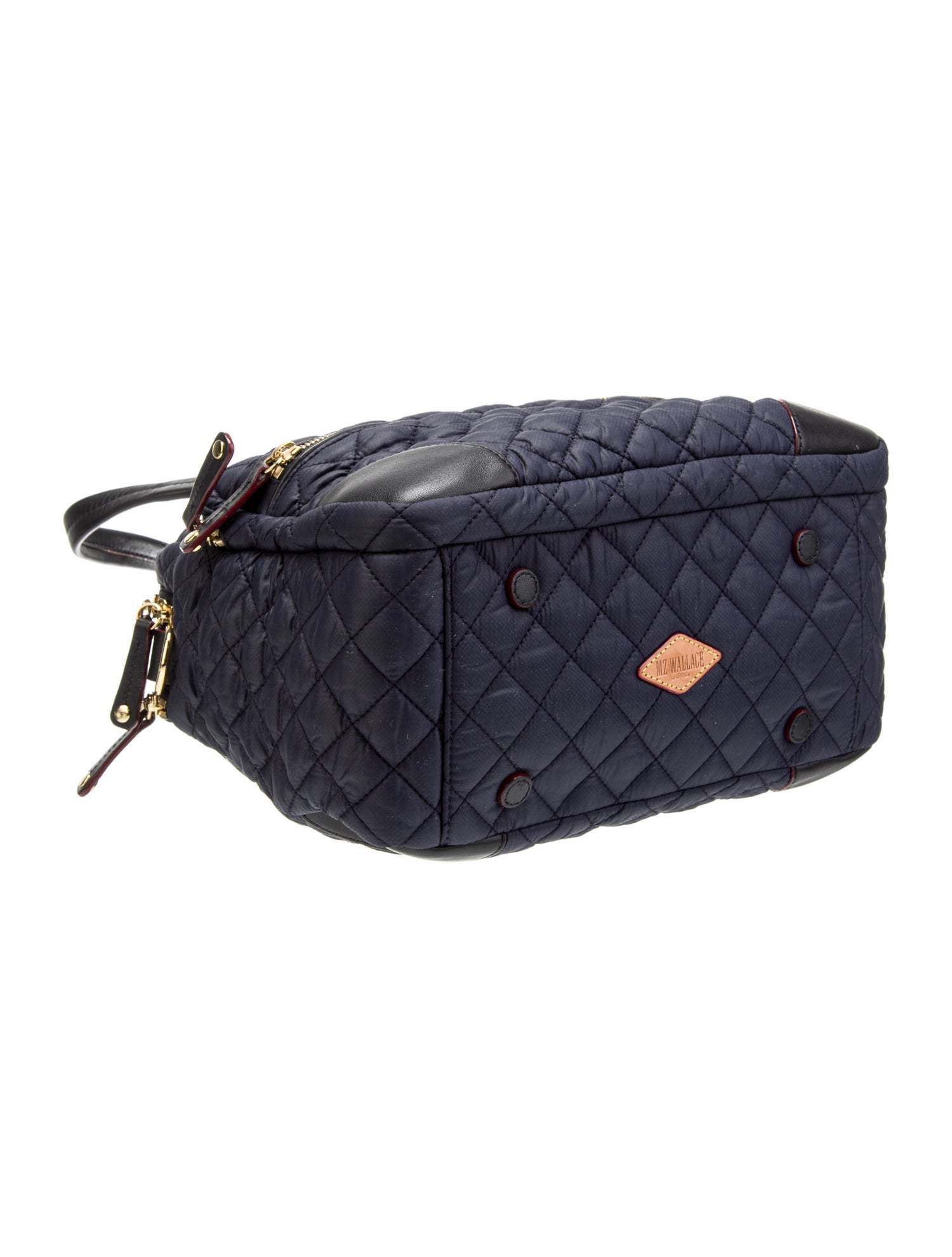MZ Wallace Leather-Trim Nylon Shoulder Bag