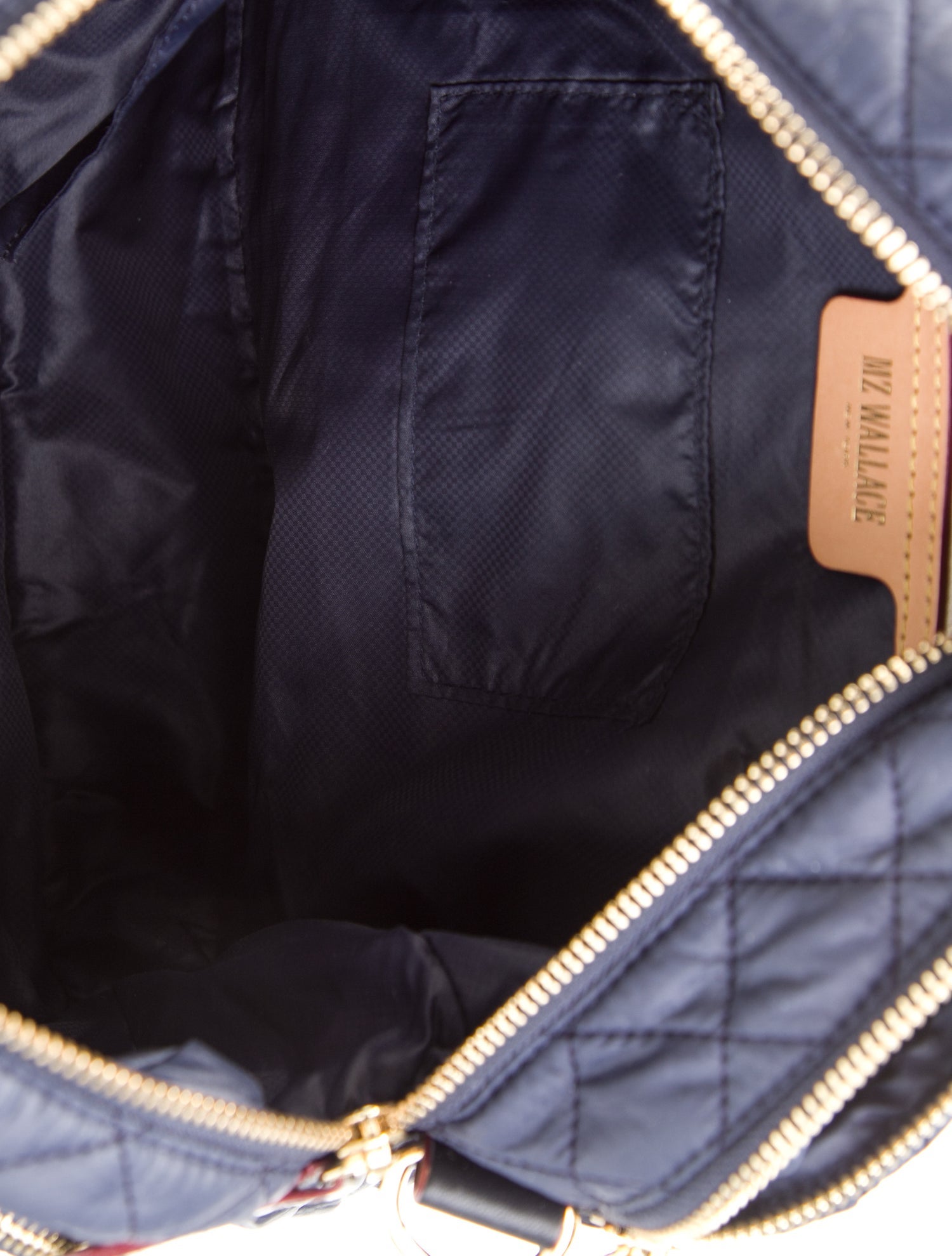 MZ Wallace Leather-Trim Nylon Shoulder Bag