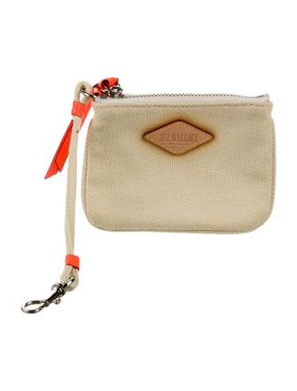 MZ Wallace Cotton-Blend Canvas Coin Pouch Keychain