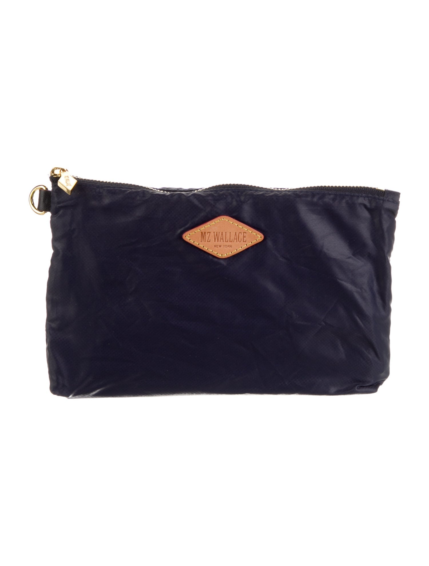 MZ Wallace Leather Trim Nylon Cosmetic Bag