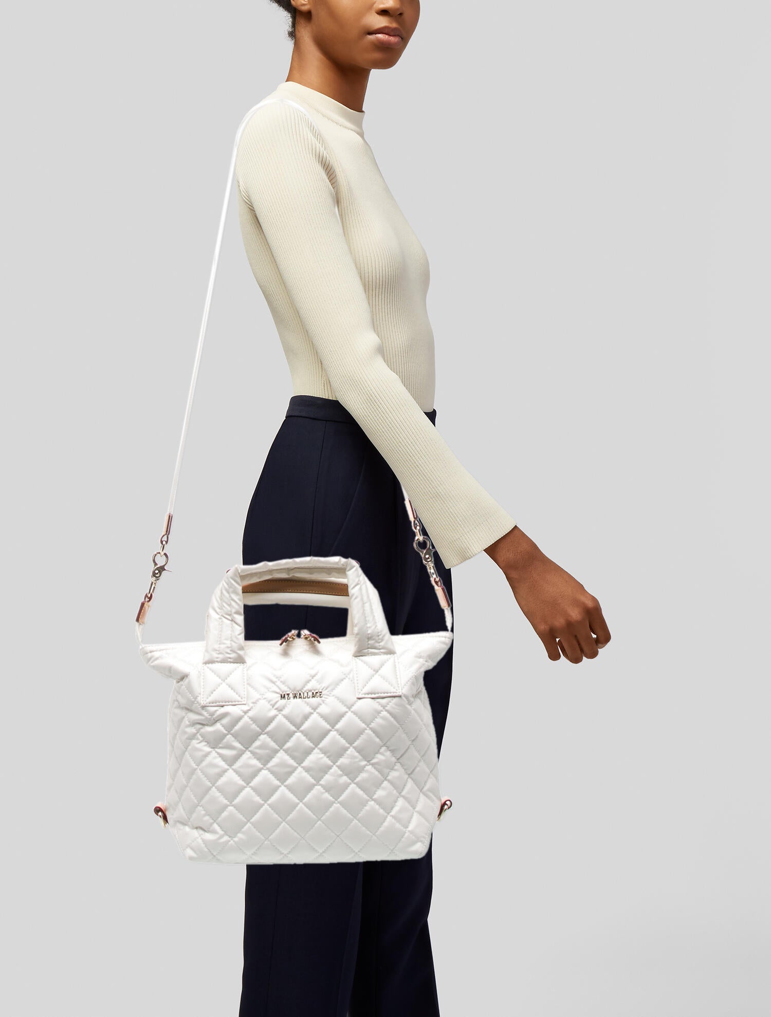 MZ Wallace Nylon Top Handle Bag