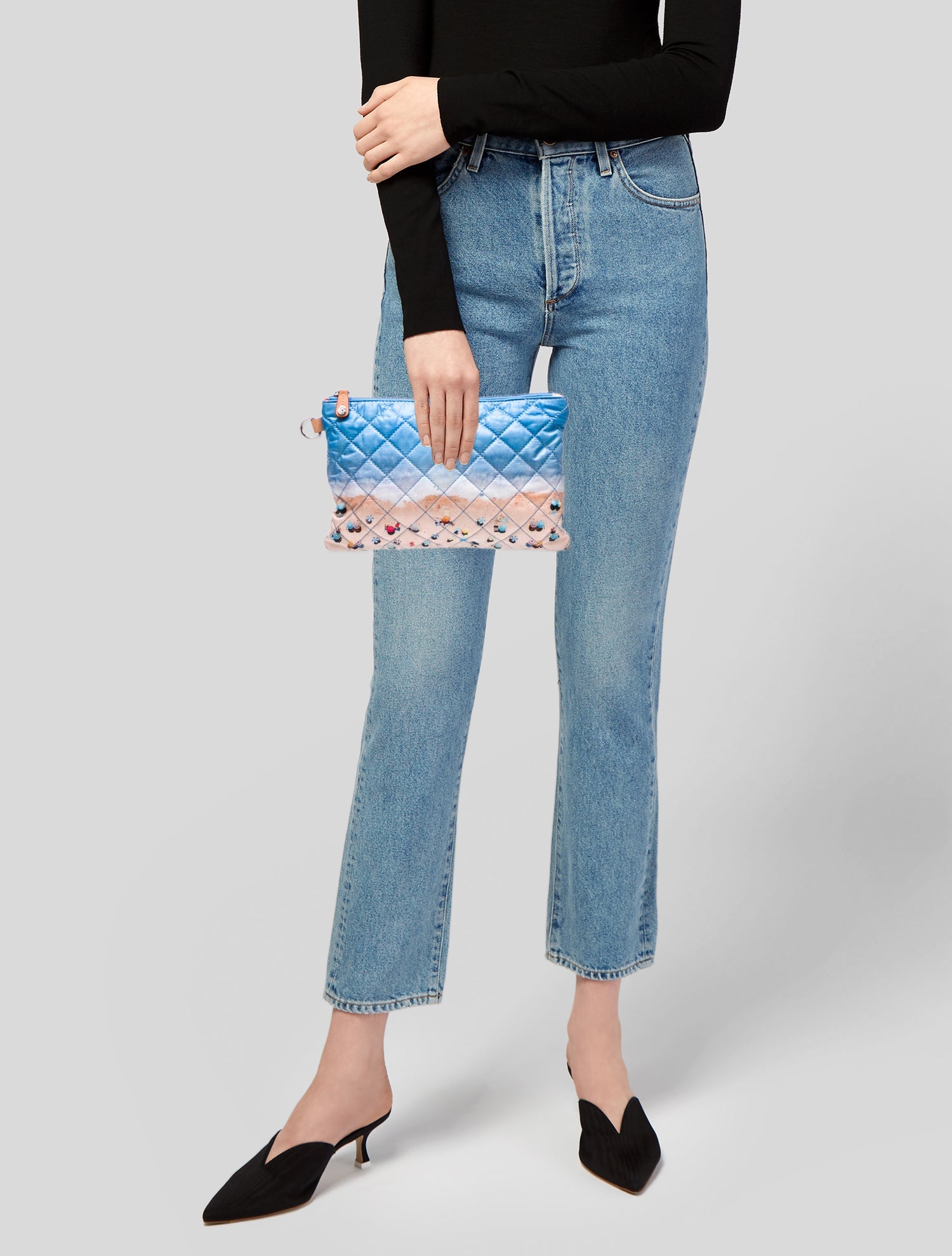 MZ Wallace Nylon Clutch