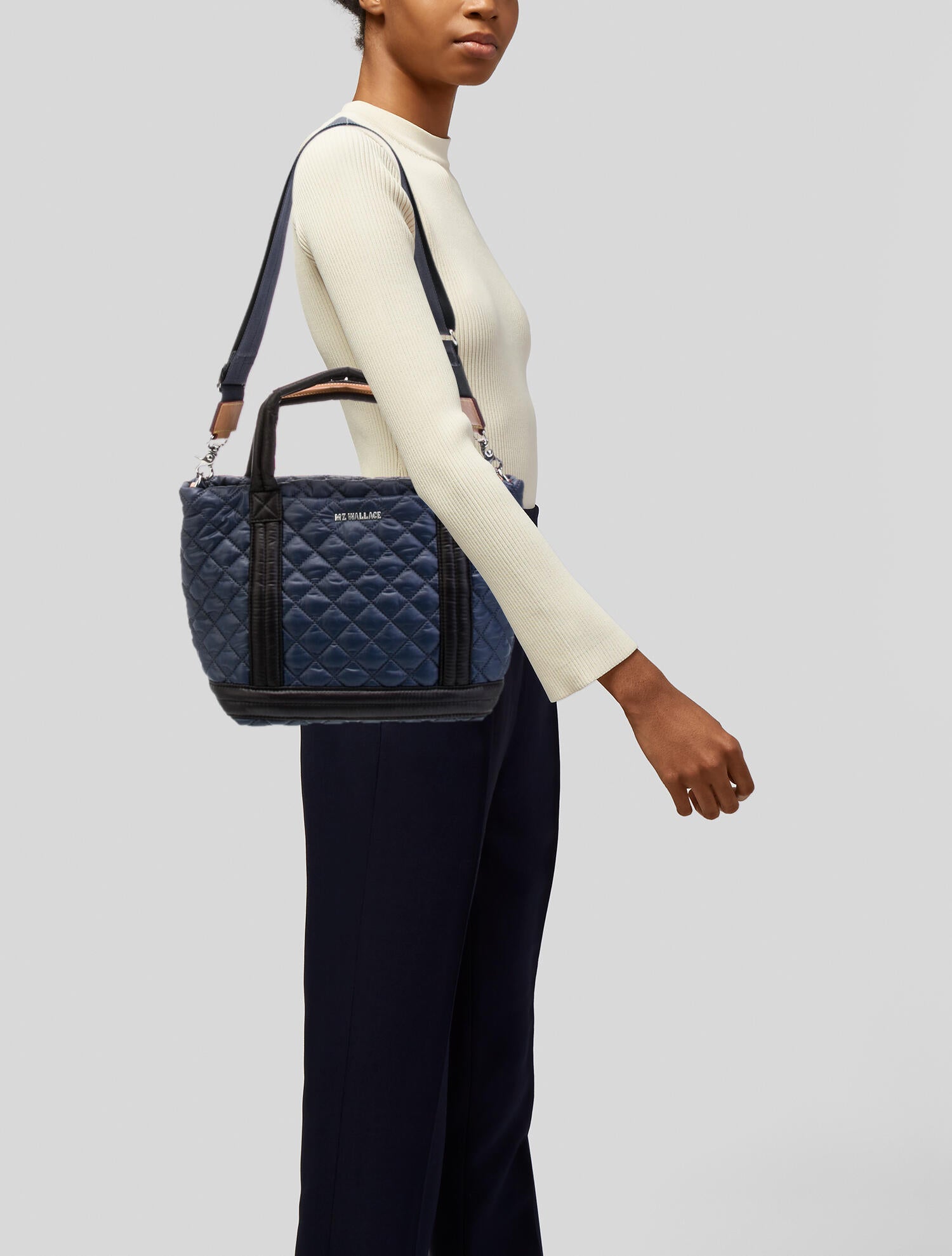 MZ Wallace Quilted Top Handle Bag