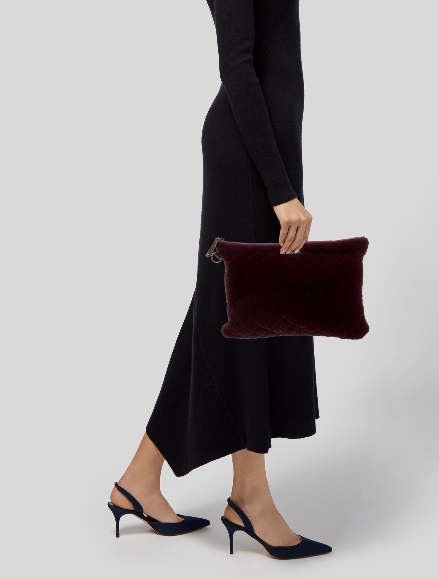 MZ Wallace Velvet Messenger Bag