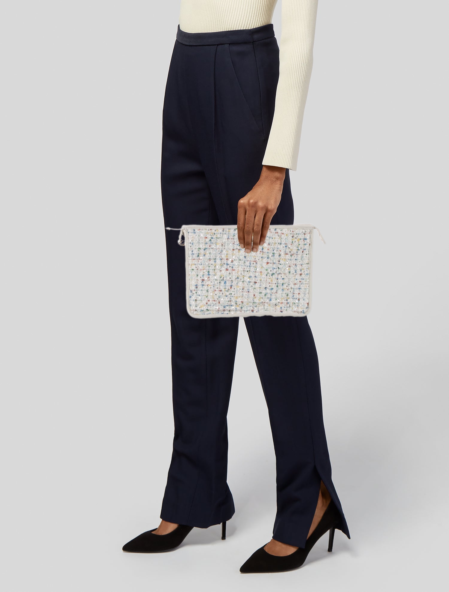 MZ Wallace Tweed Clutch w/ Tags