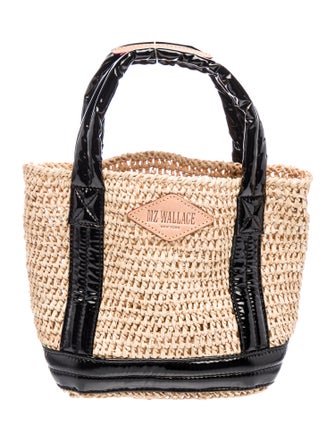 MZ Wallace Straw Top Handle Bag