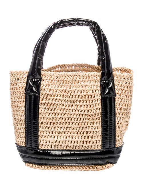 MZ Wallace Straw Top Handle Bag