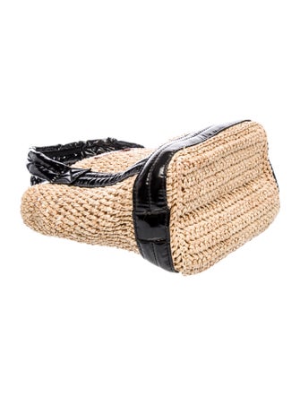 MZ Wallace Straw Top Handle Bag
