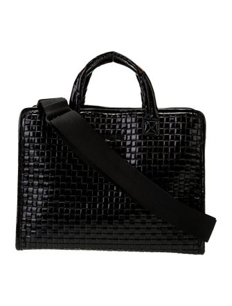 MZ Wallace Patent Leather Top Handle Bag