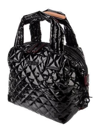 MZ Wallace Patent Leather Top Handle Bag