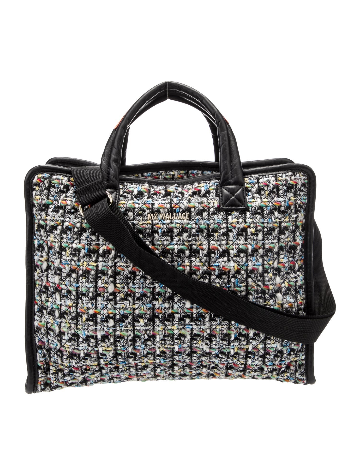 MZ Wallace Tweed Top Handle Bag